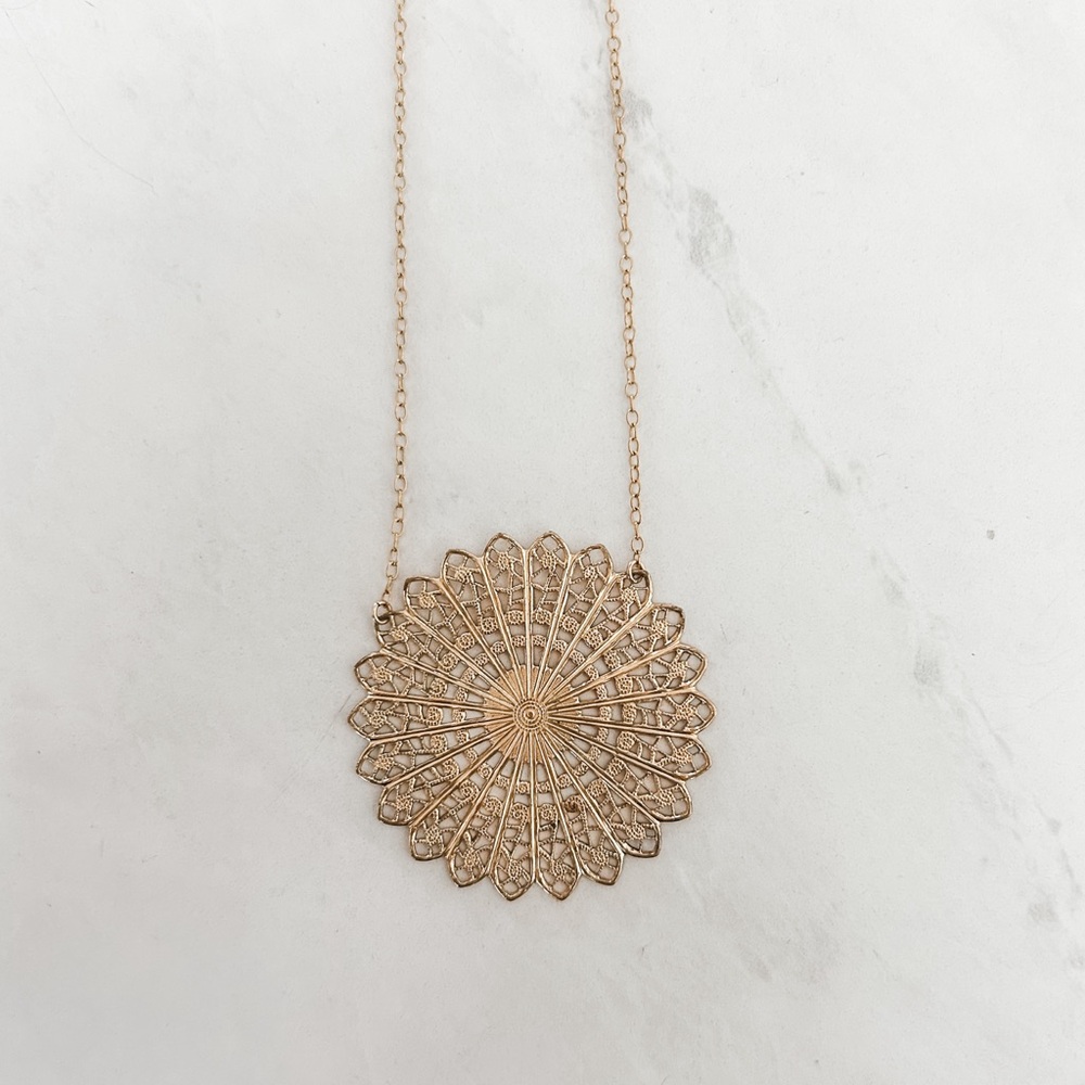 Simply Sublime Gold Vermeil Pendant Necklace